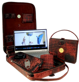 Entrepreneur's Humidor (W/ Matching Box & Pouch) TAN