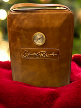 Entrepreneur's Humidor (W/ Matching Box & Pouch) TAN